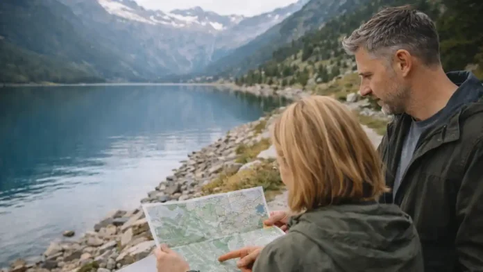 Озеро Черезоле-Реале в Пьемонте: горные панорамы и прогулка у воды Вид на озеро Черезоле-Реале у подножия Альп, дневной свет, спокойная атмосфера, акцент на природе и маршруте прогулки.