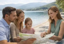 Озеро Вивероне в Пьемонте: купание, прогулка вокруг озера и план поездки из Турина Озеро Вивероне в Пьемонте - отдых у воды и прогулка на один день из Турина Семейная поездка на озеро Вивероне: вода, прогулка у берега, спокойная атмосфера, лёгкий формат отдыха