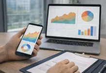 Криптовалюта в Италии в 2026: DAC8, автоматический обмен данными и налоги 33% — что реально меняется Криптовалюта в Италии в 2026: DAC8 и налоги в Италии: человек смотрит приложение с портфелем крипто на смартфоне, на столе ноутбук